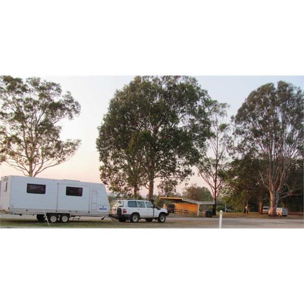 Free camped at Cruice Park