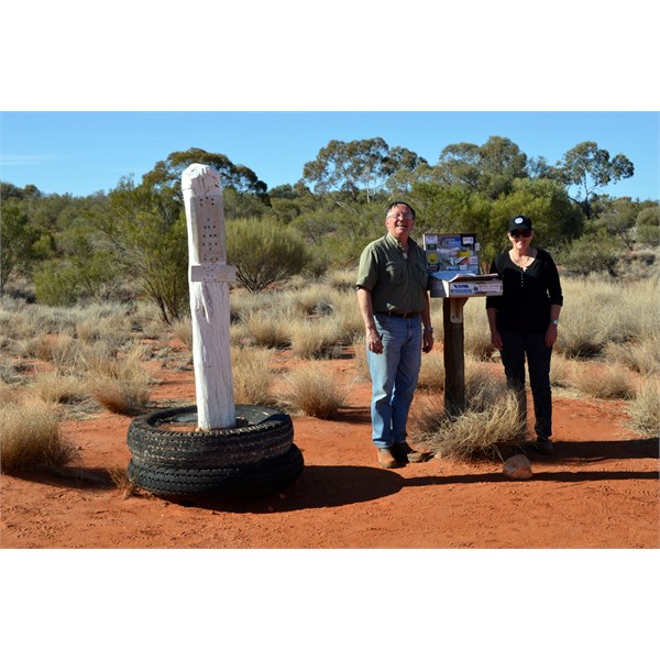 EO Member Leigh H and my wife Fiona at Voakes Hill Corner