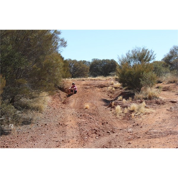 Bad Washa away near Mount Beadell
