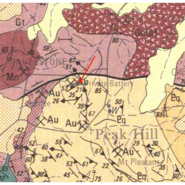 Peak Hill 250K Geology