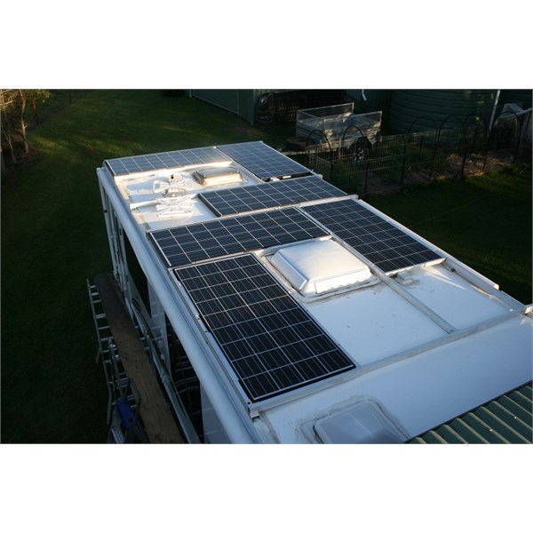 Dual Solar System On Jayco Sterling Outback March 2013