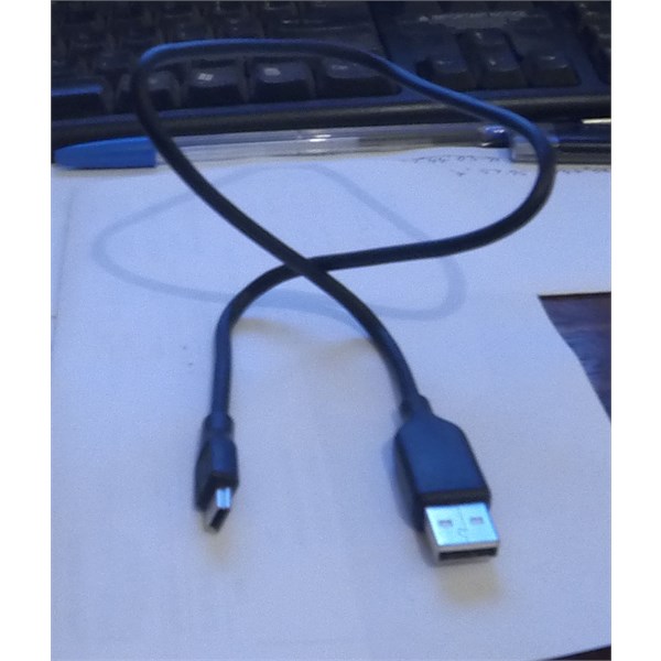 GoPro USB cable for charging battery