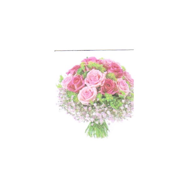 A Bunch of Pink Roses.