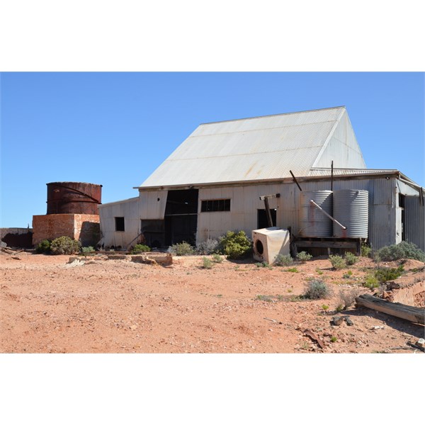 The old Stamping Battery Shed at Glenloth