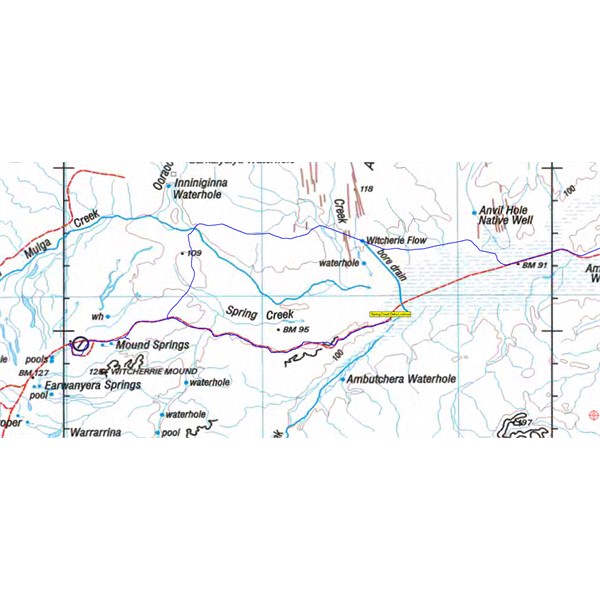 Relocated track east of Dalhousie