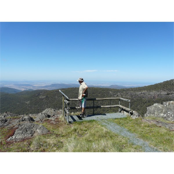 Overlooking the view