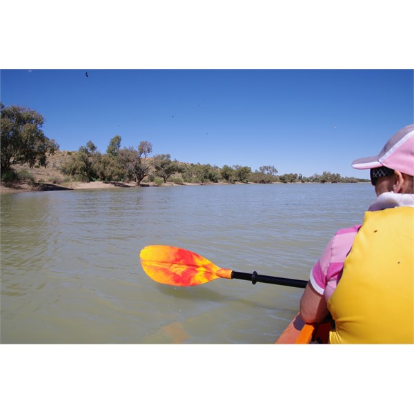 Kayaking on Eyre Creek was just magic 