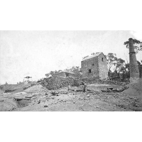 The Cadia Engine House and mine site in about 1930