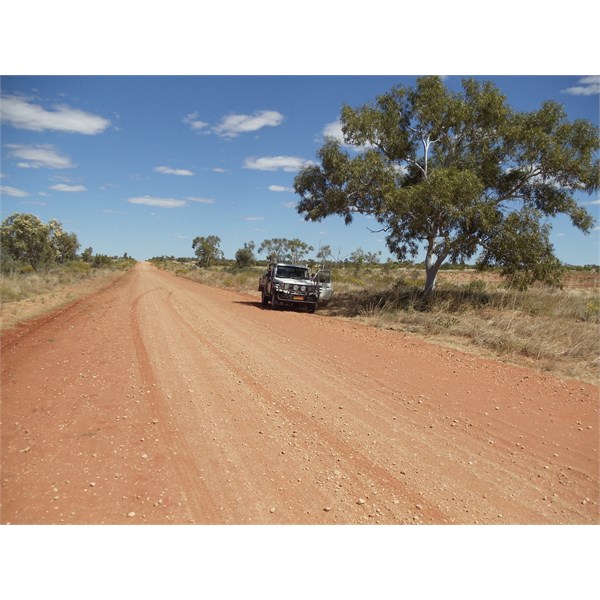 Dinner Camp @ Gravel Pit - Sandover Highway