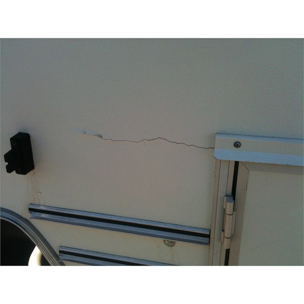 Cracked wall