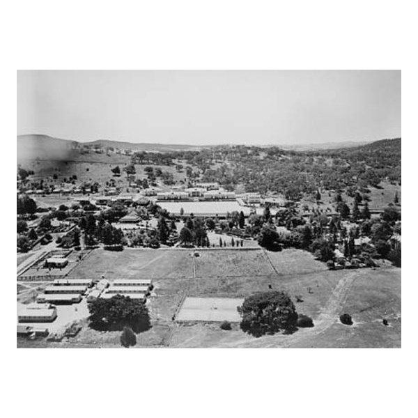 Aerial view of the Royal Military College at Duntroon 1946