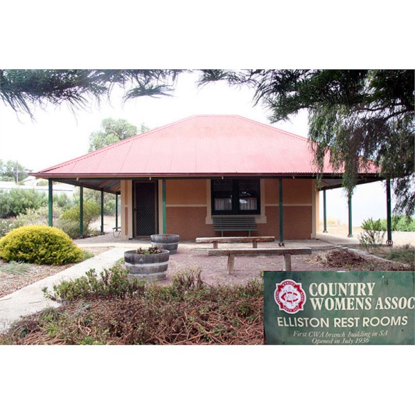 CWA building at Elliston, First Branch Building in SA (1936).