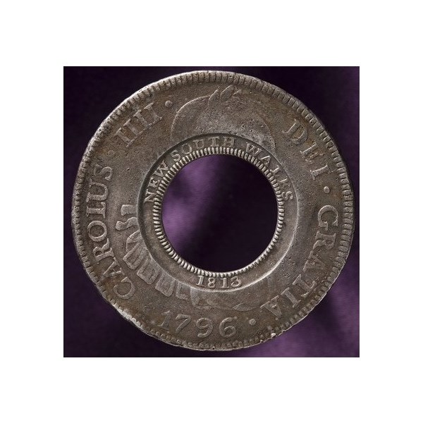 The holey dollar acquired by the National Museum