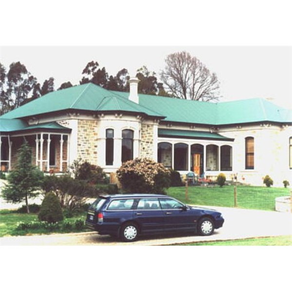 Warrakilla, Goyder's residence. It was restored again after the 1983 Ash Wednesday Bushfires