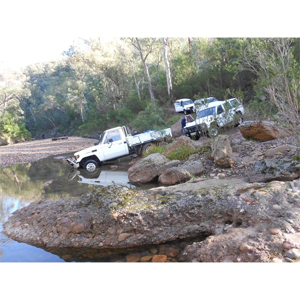 Submerged rock and this Troppies going nowhere