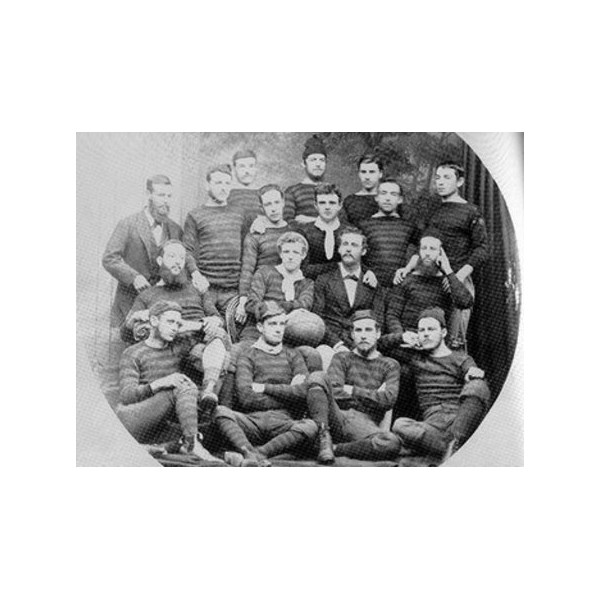 Brisbane Football Club 1879 playing Melbourne Rules and Rugby rules