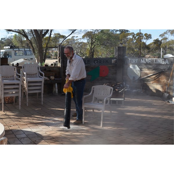 Cleaning up Maralinga while Robin was away