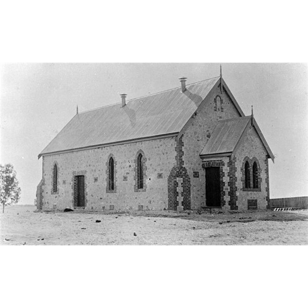 The Hopetoun Baptist church, built by locals