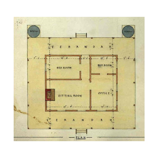 Yandina Post and Telegraph Office - Plan 1883-86
