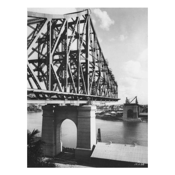 Construction of the Story Bridge, Brisbane, 1938