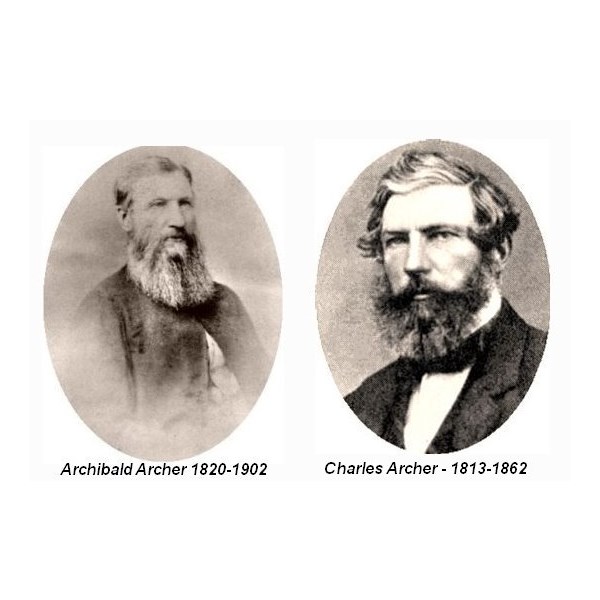 Archibald Archer left - Charles Archer right