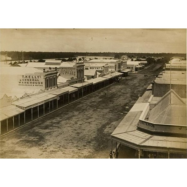 East Street in Rockhampton 1887