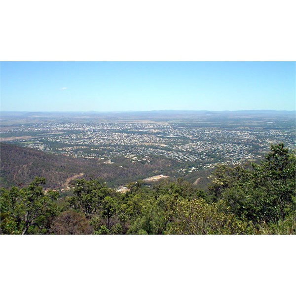 Rockhampton from Mt Archer, March 2006