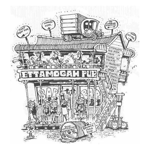 Ettamogah Pub Cartoon