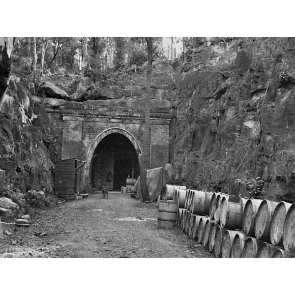 Mustard gas storage - Eastern end of Glenbrook Chemical warfare storage tunnel