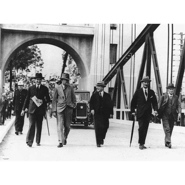 Official opening of the Indooroopilly Toll Bridge, Brisbane, 1936