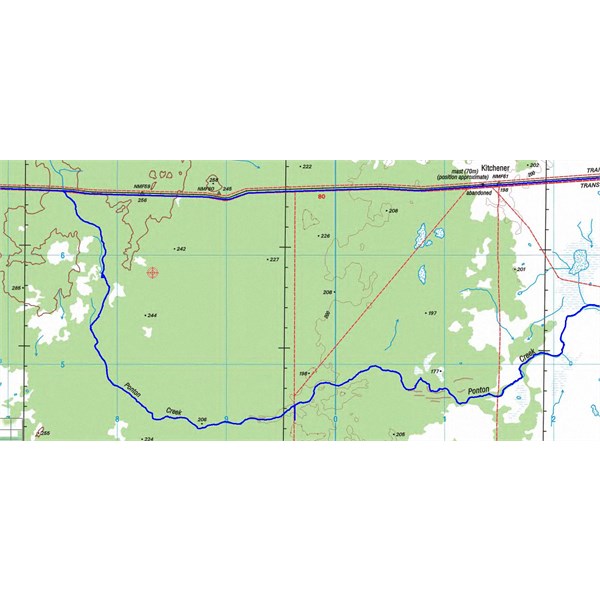 Route along Ponton Creek