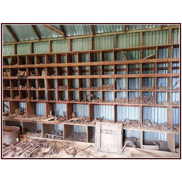 Interior of Equipment Store Shed