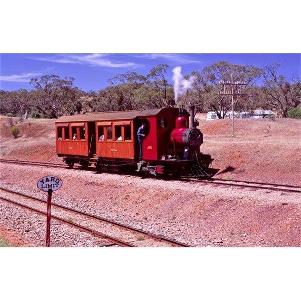 The Coffee Pot waiting at Summit for another train