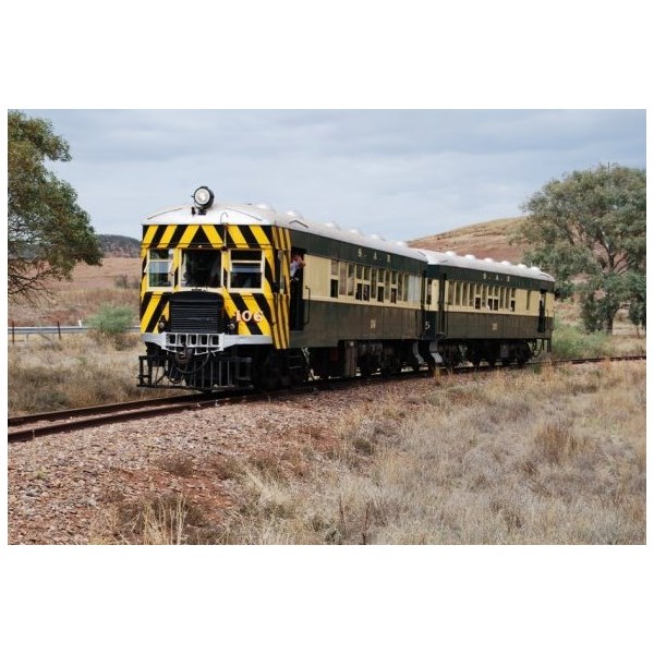 Built in March 1928, Railcar 106 spent 48 years in service with the South Australian Railways spending most of its time between Quorn and Terowie