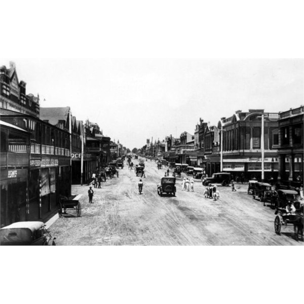 Ruthven Street, Toowoomba, Queensland, ca. 1928