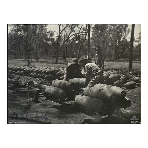 Bomb storage at Manbulloo, NT. September 1944