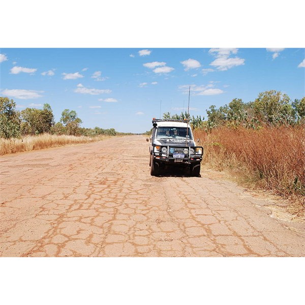 My Troopy on the old Manbullo WWII Airfield August 2009