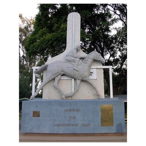 Statue of Gunsynd, Goodiwindi, QLD