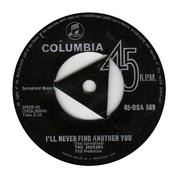 The Seekers - I'll Never Find Another You, 1964