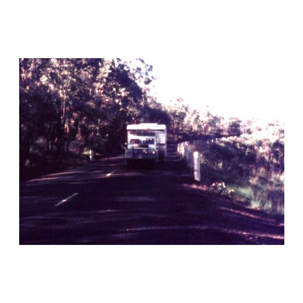 My Series II Landrover on the Putty Road 1969