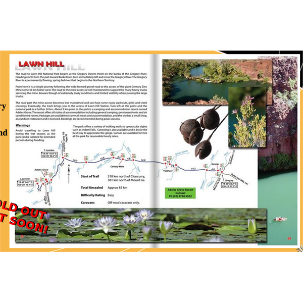 Areas such as Lawn Hill and Kingfisher Camp are included in this great book