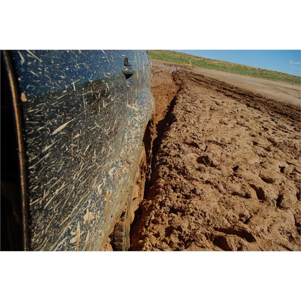 This is what you call a real mud bog Phil...deeper than my running boards 