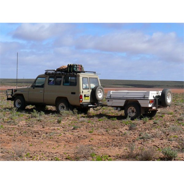 troopy carrying extra petrol