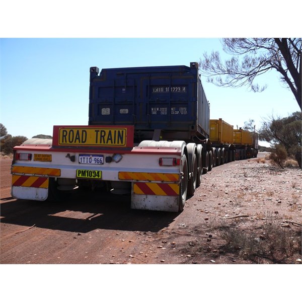 road train - over 50m long