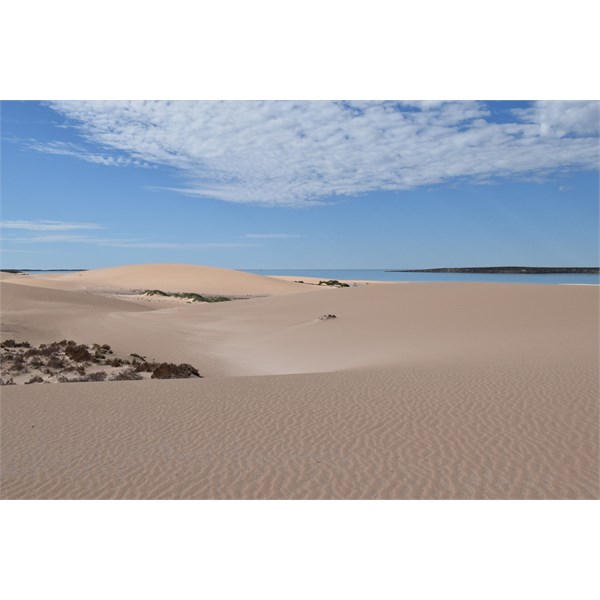 Dunes on eastern side