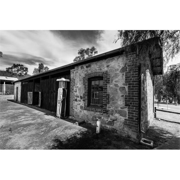 Rear of police stables