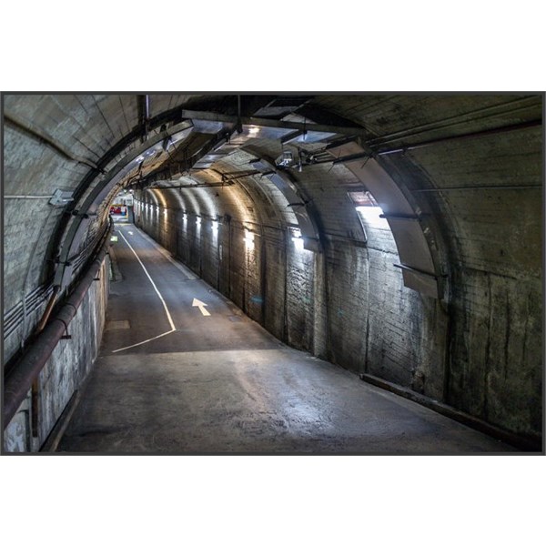 Former Tram Tunnel leading to disused Platforms 1 and 2 at Wynyard Station