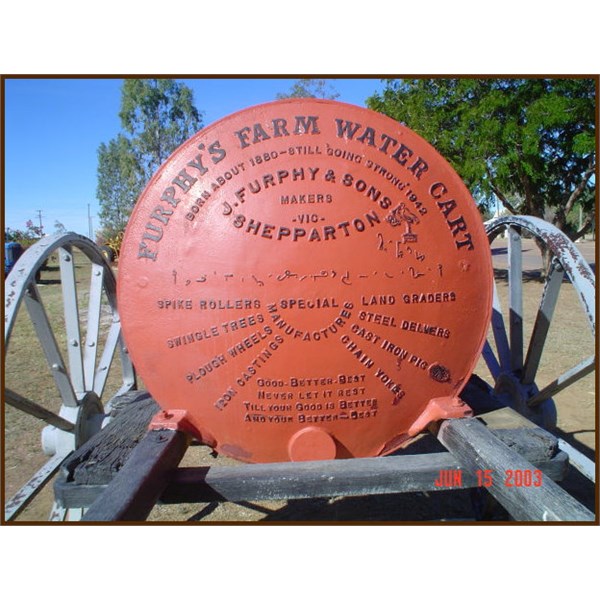 Furphy Water Cart at Ilfracombe