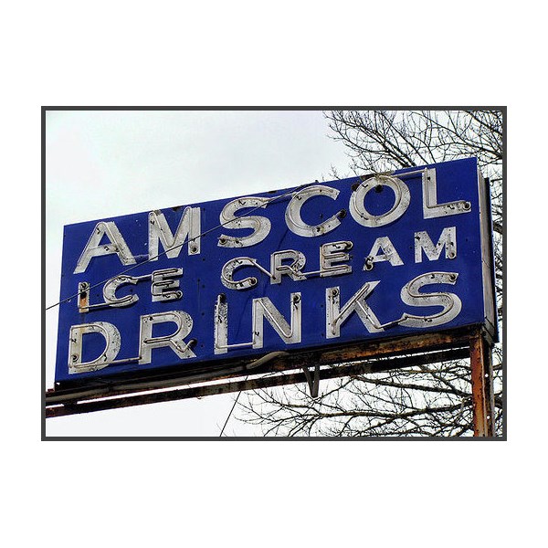 Amscol Ice Cream Sign at Handorf