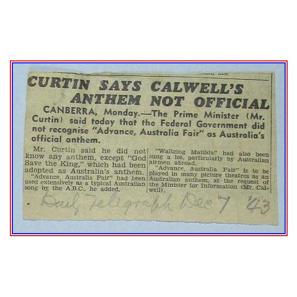 Daily Telegraph Dec 1943